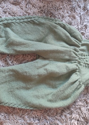 Bohem Tarzı Örgü  Salopet - Görsel 2