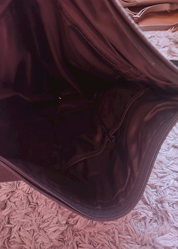 BREE Gri Kahverengi Deri Kadın Çanta - Görsel 5