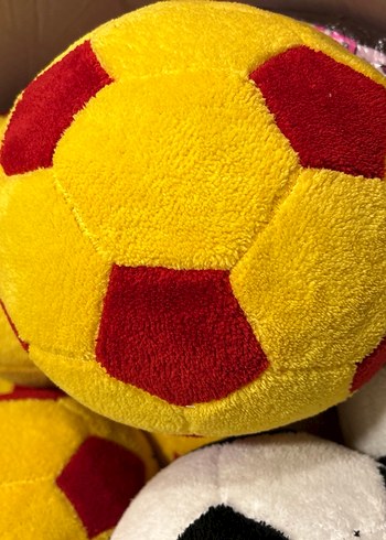 Renkli Futbol Desenli Peluş Toplar - Görsel 3