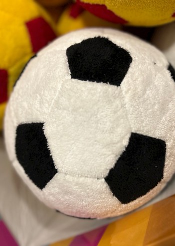 Renkli Futbol Desenli Peluş Toplar - Görsel 2