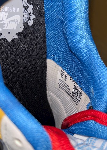 Renkli Mavi Kadın Spor Ayakkabı Pazarlık payı vardır - Görsel 3