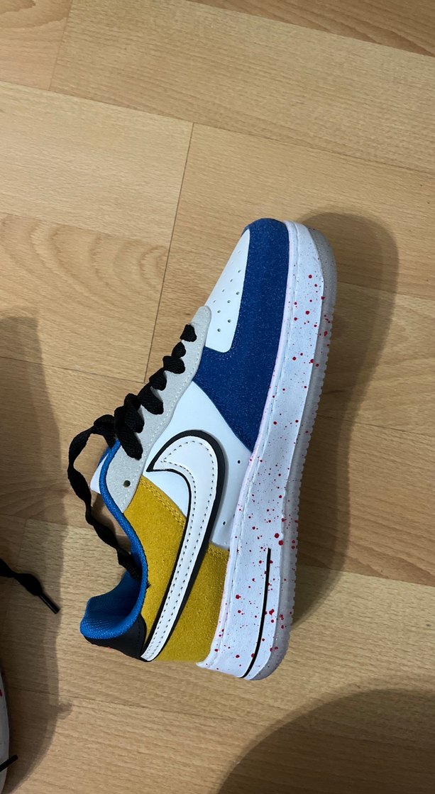 Renkli Mavi Kadın Spor Ayakkabı Pazarlık payı vardır - Görsel 4