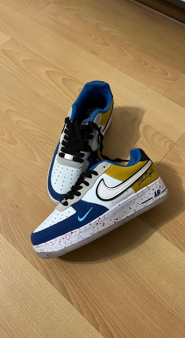 Renkli Mavi Kadın Spor Ayakkabı Pazarlık payı vardır - Görsel 2