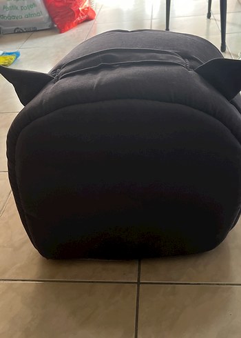 Kedi Kulaklı Koyu Gri Kedi Yatağı - Görsel 3