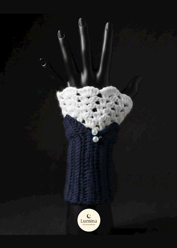 Örgü Kadın Eldiveni - Görsel 3