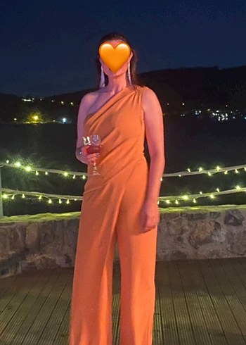 RENGİN Marka, hardal 38 beden Abiye Tulum - Görsel 2