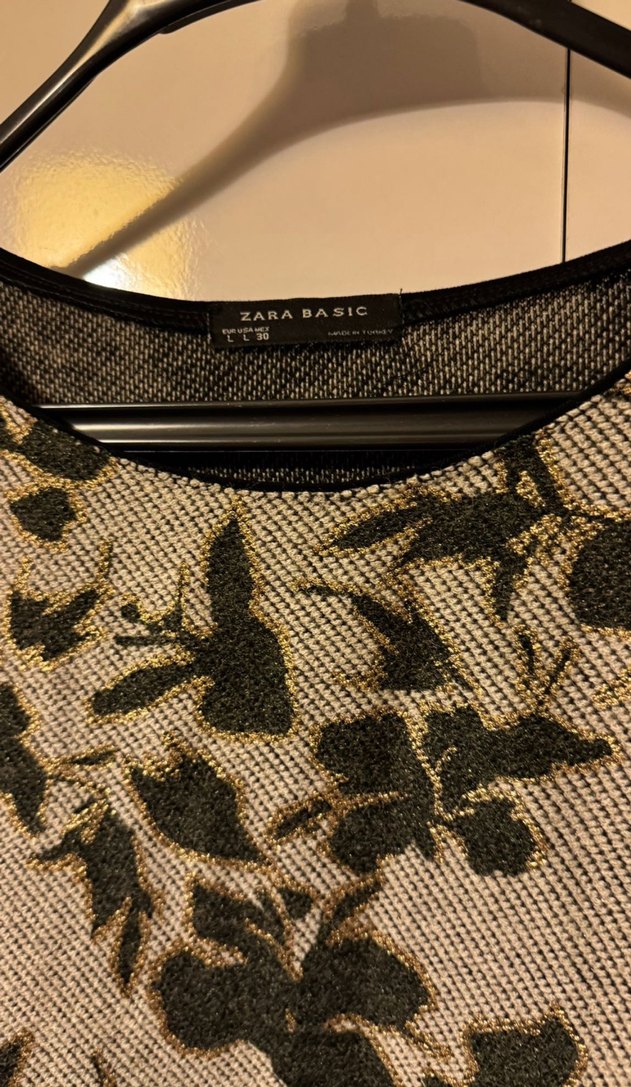 ZARA Elbise Dökümlü Midi Kadın Elbise - Görsel 3