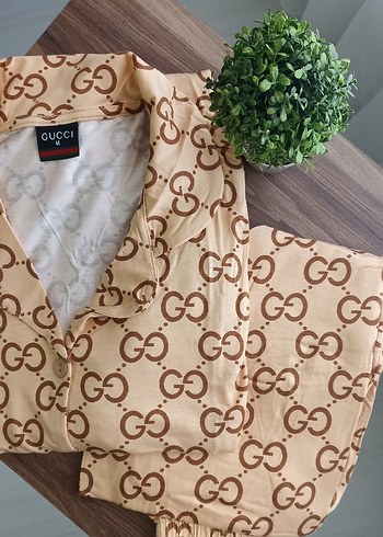 Kalpli Pembe Uzun Kollu Kadın Pijama Takımı - Görsel 4