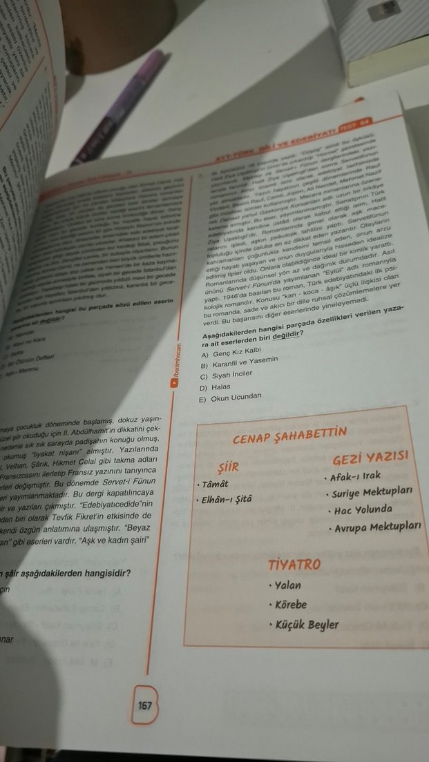 AYT Türk Dili ve Edebiyatı Ders Notları&Test kitabı - Görsel 3