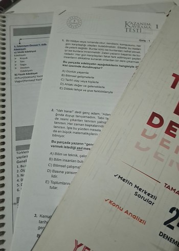 Türk Dili Edebiyatı Deneme Sınavları 24x24 - Görsel 2