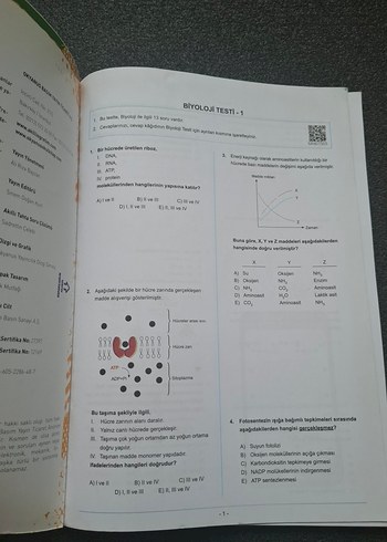 Biyoloji Konu Anlatımlı Soru Bankası ve Deneme - Görsel 3