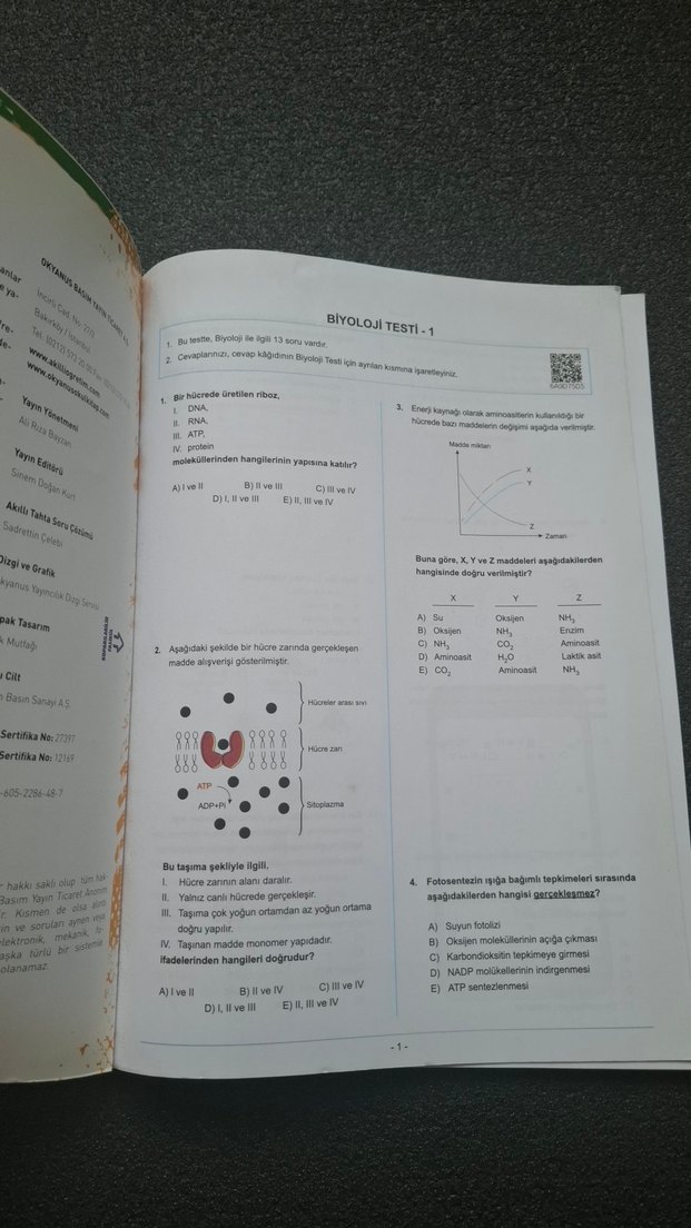 Biyoloji Konu Anlatımlı Soru Bankası ve Deneme - Görsel 3
