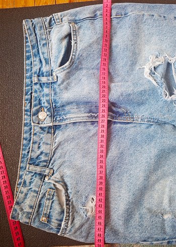 Kadın Pastel Mavi Bol Kesim Yırtık Jeans Trendyolmilla - Görsel 2
