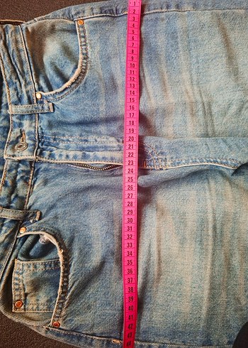 Trendyolmilla Rahat Kesim Mavi Kadın Kot Pantolon - Görsel 6