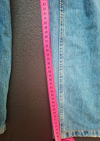 Trendyolmilla Rahat Kesim Mavi Kadın Kot Pantolon - Görsel 4