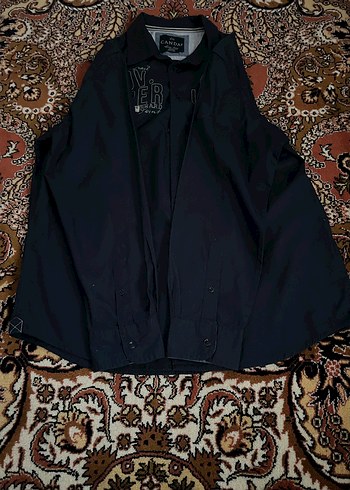 Lacivert Uzun Kollu Düğmeli Erkek Gömlek - Görsel 2