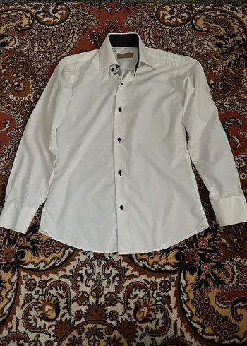 Uzun Kollu Beyaz Erkek Gömlekler - Görsel 11