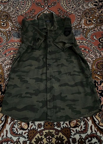 Düğmeli Kısa Kollu Erkek Gömlekler - Görsel 3