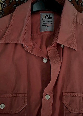 Düğmeli Kısa Kollu Erkek Gömlekler - Görsel 9