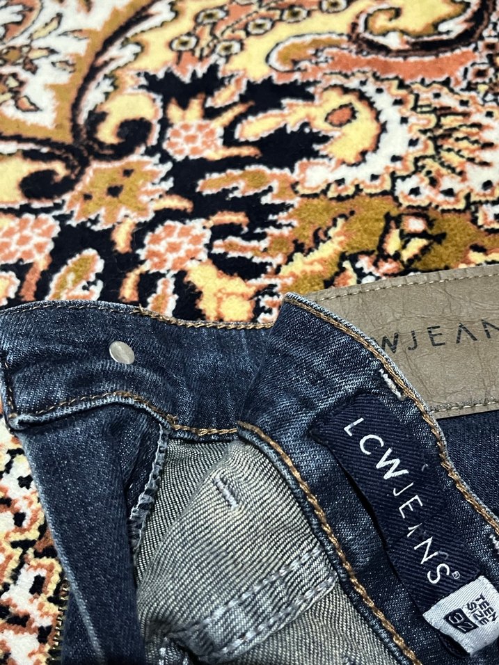 Kemerli Lacivert erkek Denim Pantolon - Görsel 2