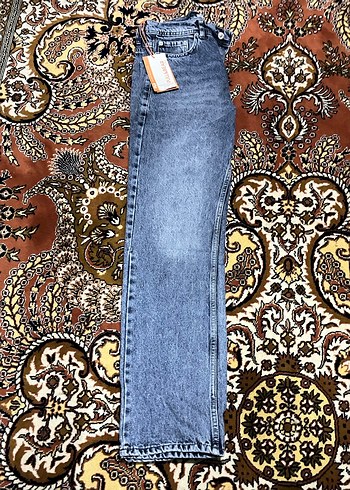 Erkek Mavi bagy Bol Kesim Kot Pantolon - Görsel 2