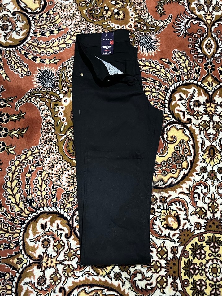 Asaf Kids Slim Fit Siyah Pantolon - Görsel 2