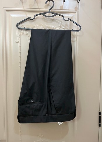 Erkek Siyah Düğmeli Takım Elbise - Görsel 7