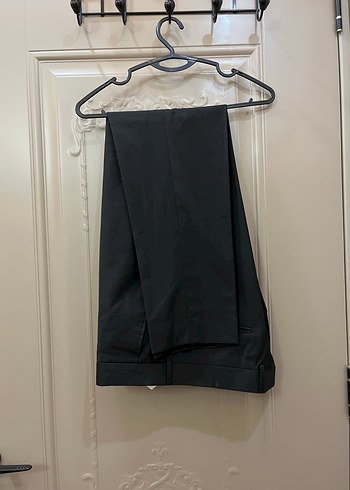 Erkek Siyah Düğmeli Takım Elbise - Görsel 8