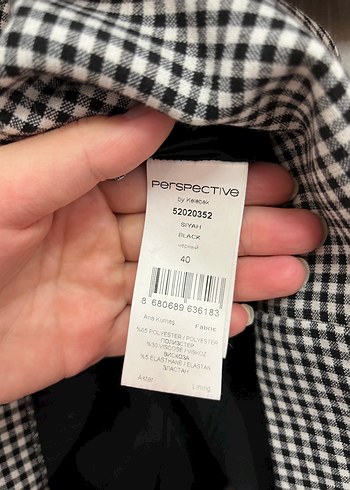 Kemerli siyah/beyaz Midi Kadın Elbise - Görsel 6