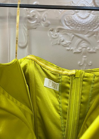 Drapeli Uzun Abiye Elbise - Görsel 7