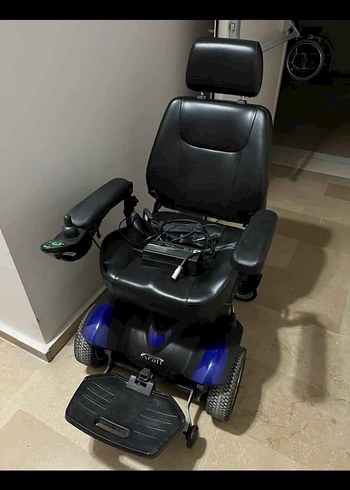 Mavi Elektrikli Tekerlekli Sandalye - Görsel 7