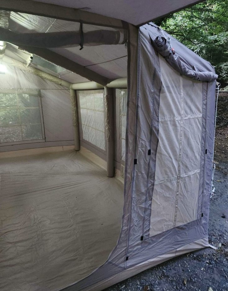 Bej Renkli Desensiz Çadır - Görsel 5