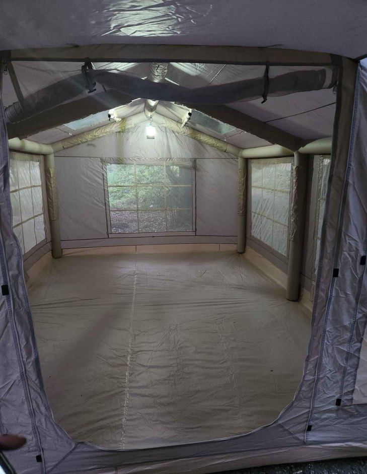 Bej Renkli Desensiz Çadır - Görsel 3