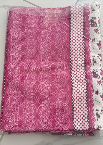 Dantel Detaylı Pembe Bohem Kadın Şal - Görsel 2