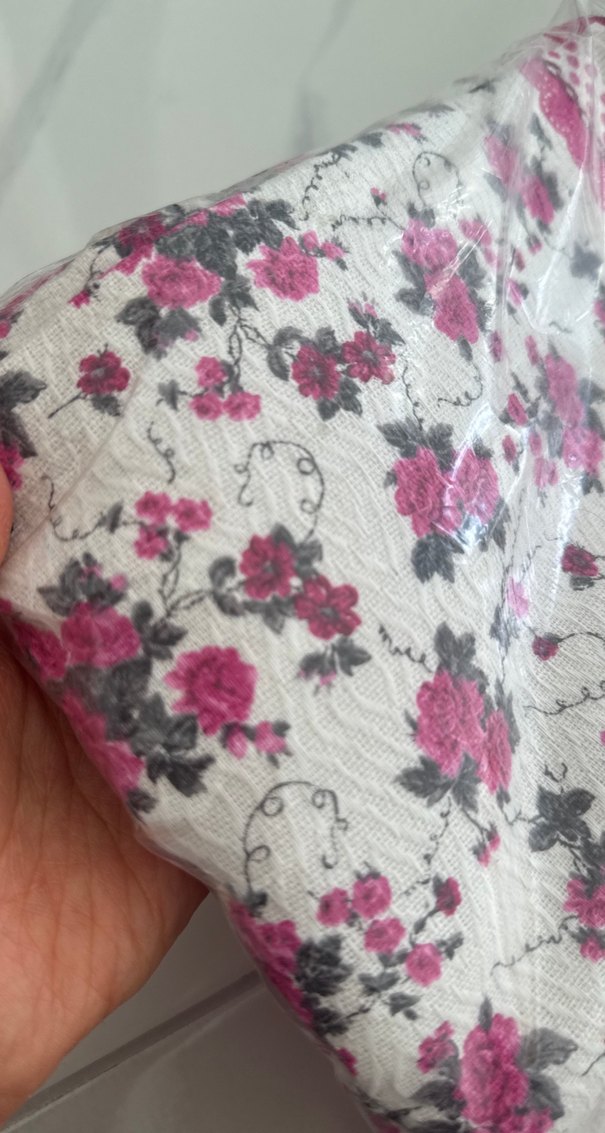 Dantel Detaylı Pembe Bohem Kadın Şal - Görsel 4