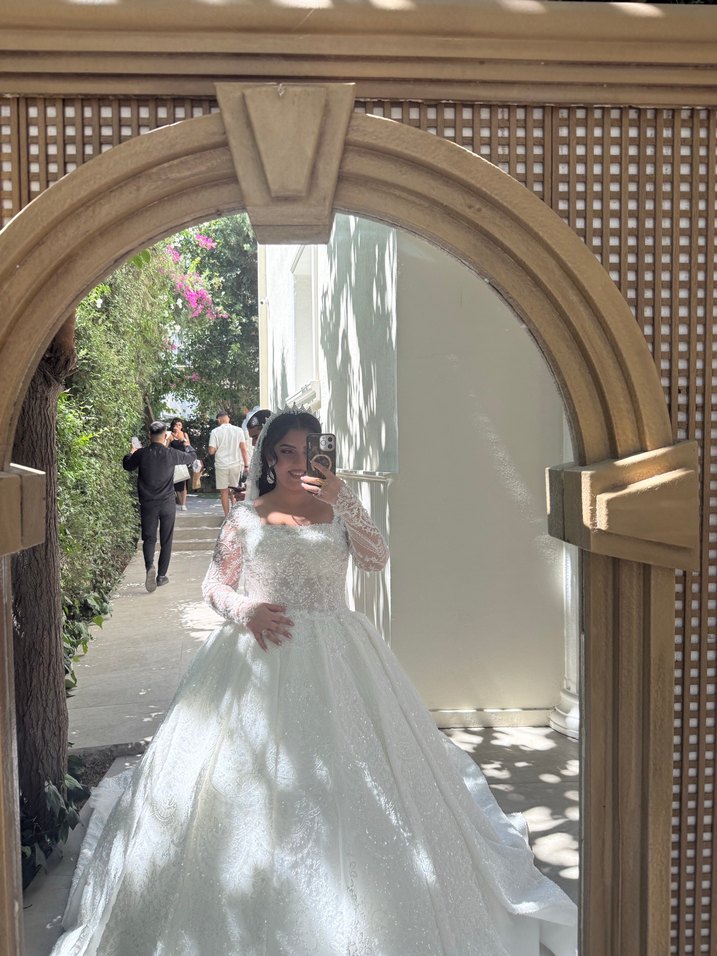 Modern Klasik Beyaz Prenses Gelinlik - Görsel 4