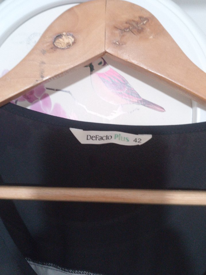 Siyah Beyaz Çizgili Hamile Tişörtü - Görsel 3