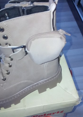 Gri Kadın Günlük Dolgu Topuklu Bot - Görsel 2