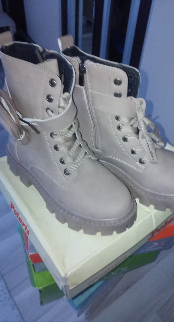 Gri Kadın Günlük Dolgu Topuklu Bot - Görsel 3