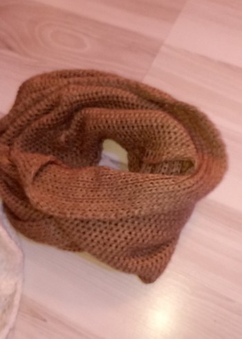 Bej Triko Kadın Şal erkek atki - Görsel 2