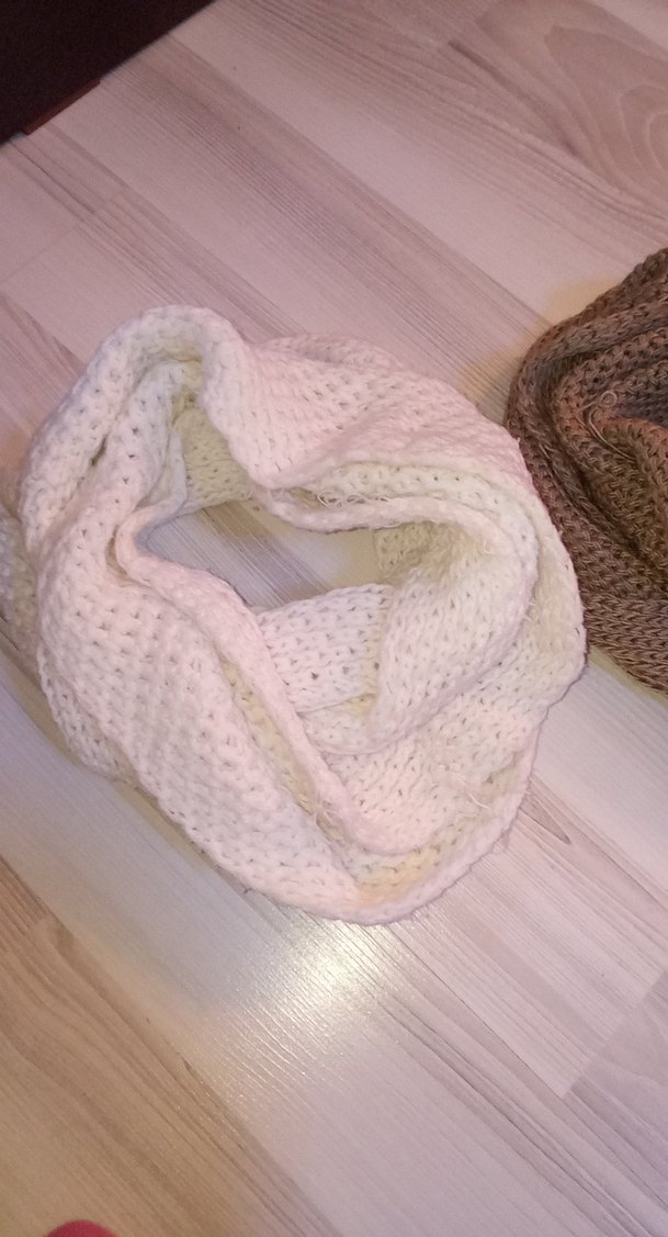 Bej Triko Kadın Şal erkek atki - Görsel 3