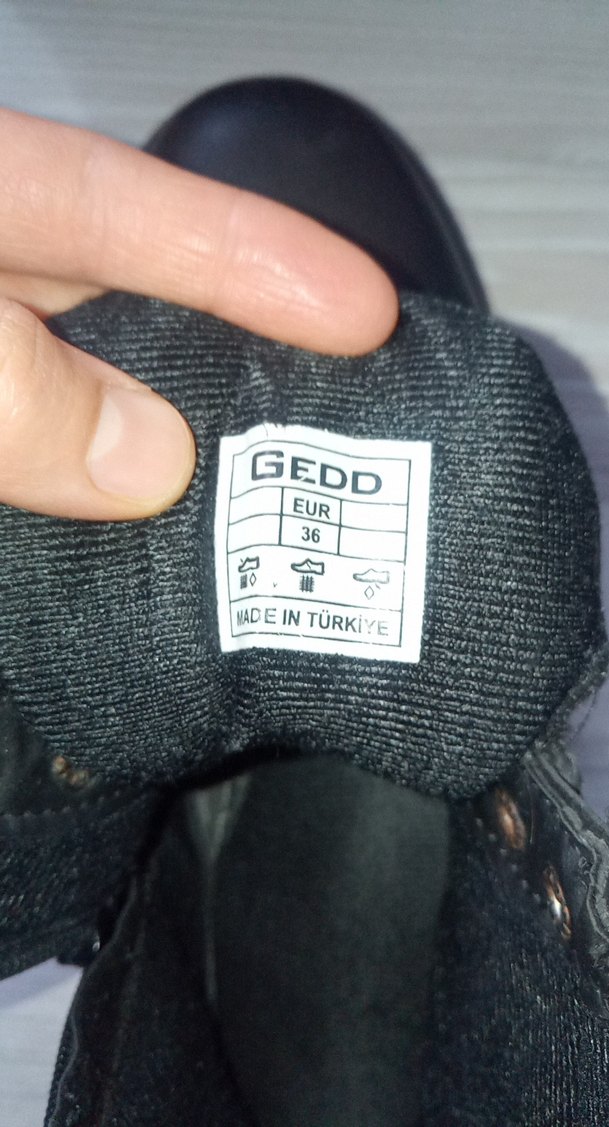 Siyah Deri Erkek Biker Botları - Görsel 4