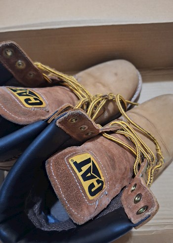 CAT Kahverengi Süet Erkek Dolgu Topuklu Bot - Görsel 3