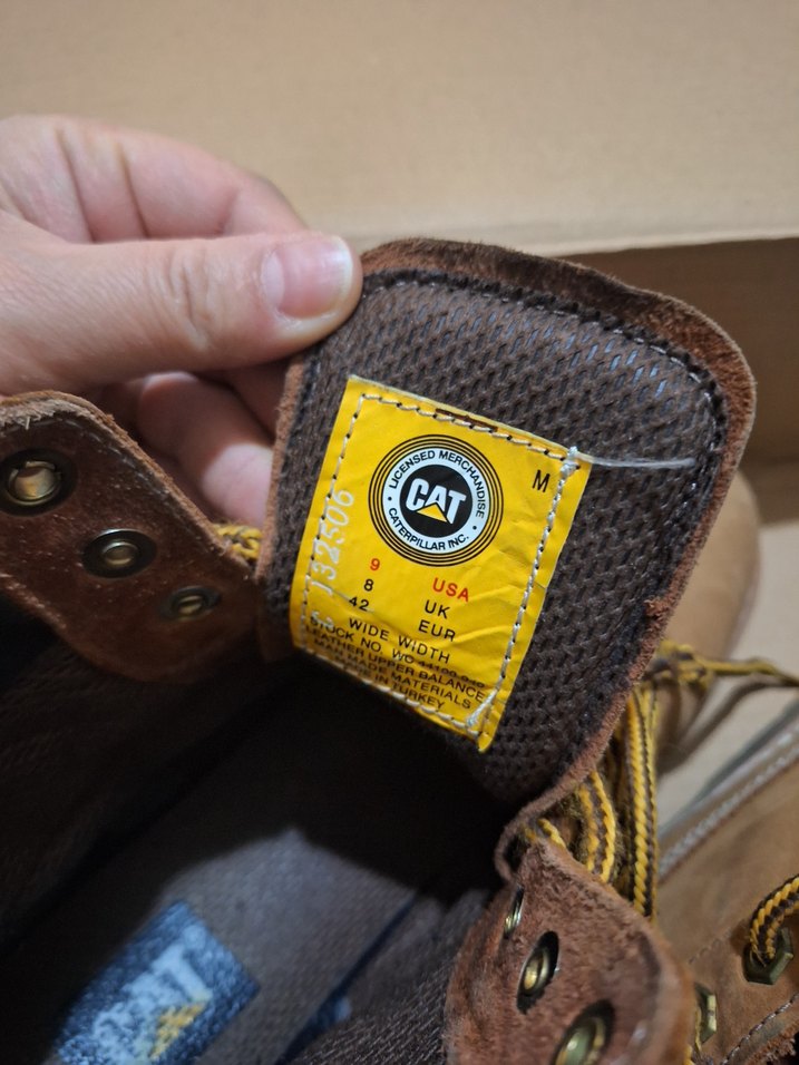 CAT Kahverengi Süet Erkek Dolgu Topuklu Bot - Görsel 2