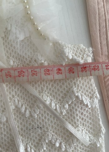 Dantel Detaylı Beyaz Kız Çocuk Takımı - Görsel 3