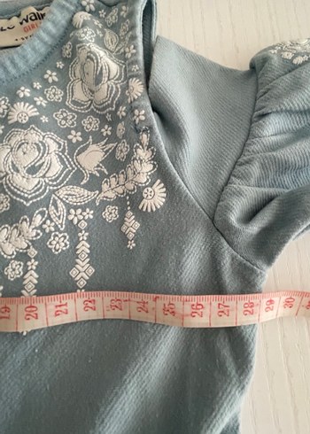 Nakışlı  Kız Çocuk Elbisesi - Görsel 2