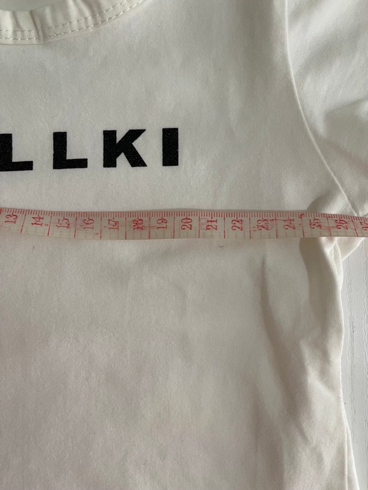 Kız Çocuk Renkli Baskılı Kot Elbise - Görsel 5