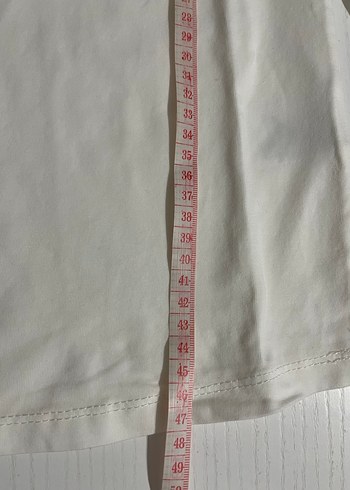 Kız Çocuk Beyaz Uzun Kollu İşlemeli Tişört - Görsel 3