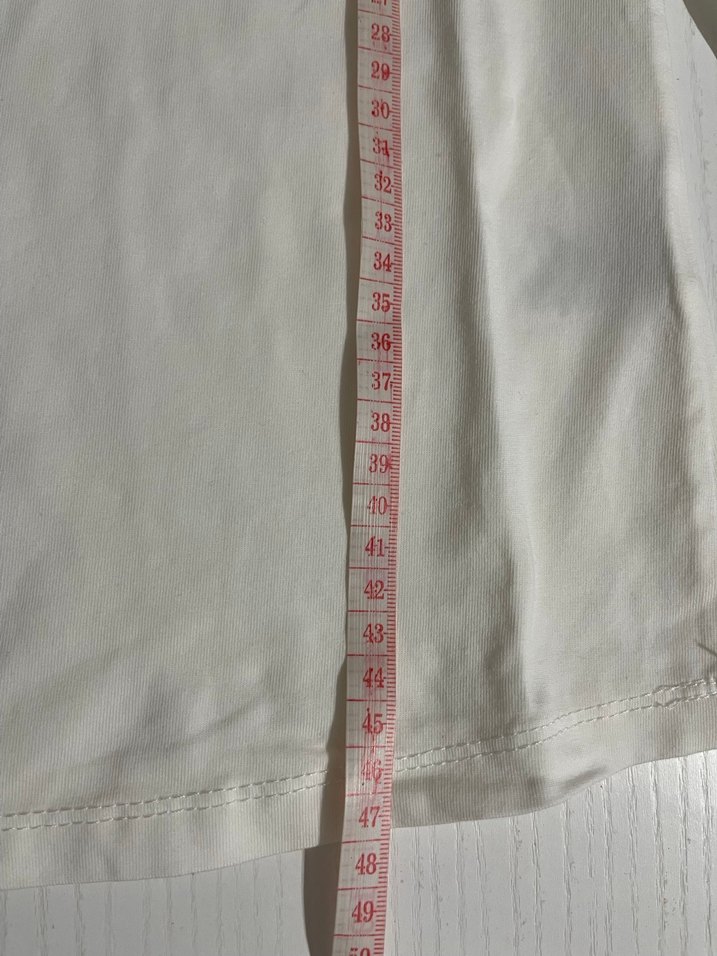 Kız Çocuk Beyaz Uzun Kollu İşlemeli Tişört - Görsel 3