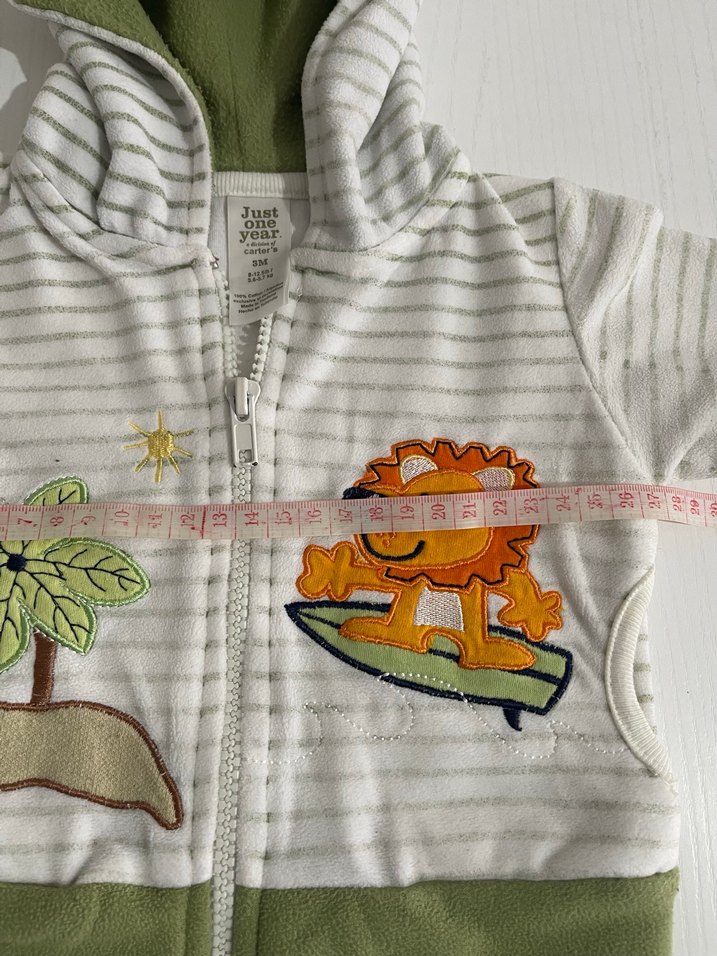 Kapüşonlu Nakışlı Bebek Takımı - Görsel 5